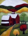 Drawing--Pastels-LandscapeSide By Side