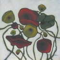 Drawing--Pastels-LandscapePoppies In Cream