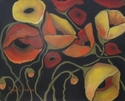 Drawing--Pastels-LandscapeWoodland Poppies