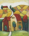 Drawing--Pastels-LandscapeSquare Dance