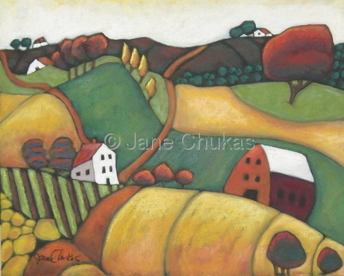 Drawing-Landscape-Hill Country
