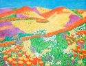 Painting--Oil-LandscapeWILD FLOWERS IN HIGH DESERT
