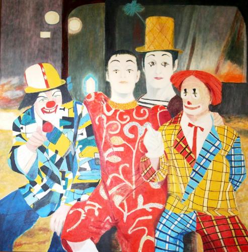 Painting-COMMEDIA DELL' ARTE