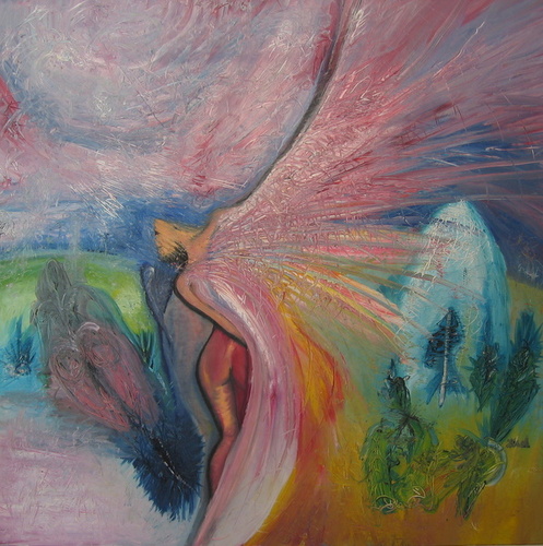 Painting-Fantasy-LADY BIRD