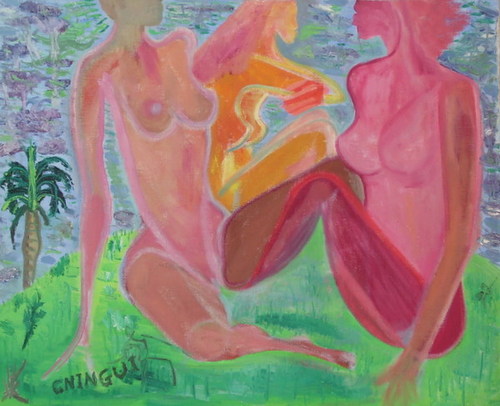 Painting-Nude-GIRL FRIENDS