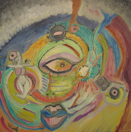 Painting-INSIDE MY BALL