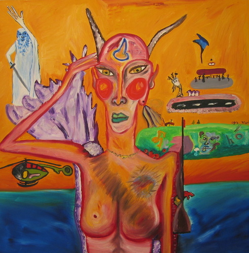 Painting-MY COMBAT GIRLFRIEND