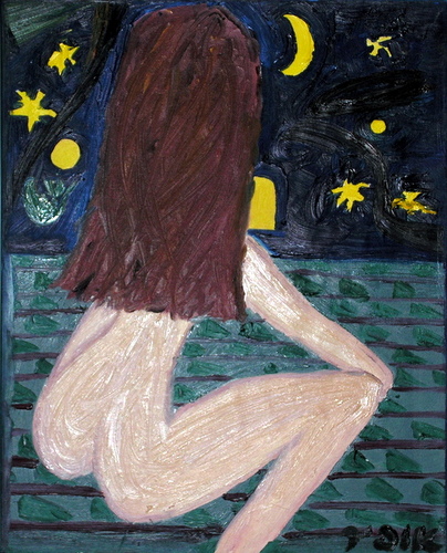 Painting-I LOVE LIMOR, FIRST PAINTING