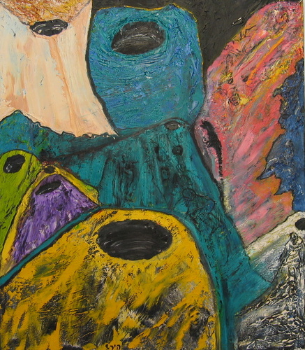 Painting-VULCANIC LAYERS