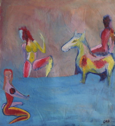 Painting-TRIBAL ENCOUNTER