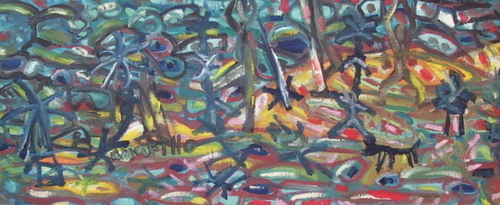 Painting-JUNGLE NIGHT