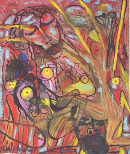 Painting-Ancient love song, CHINGUI