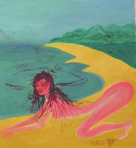 Painting-COLLECTING SHELLS