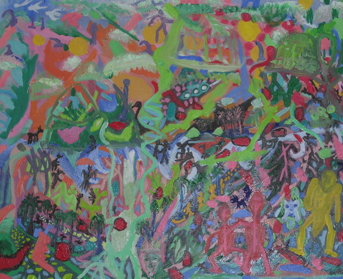 Painting-STAINS CREATING NATURE