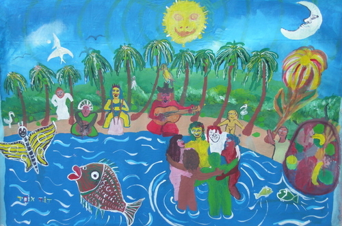 Painting-HAPPY BIRTHDAY