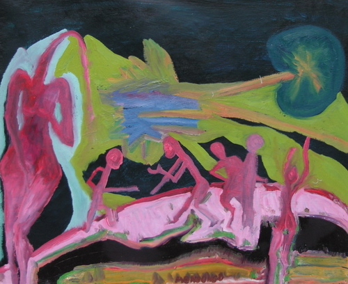 Painting-LIVING IN NOWHERE
