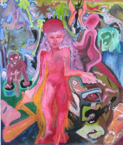 Painting-BAILA ROJA BAILA