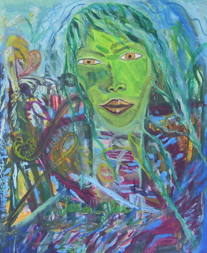 Painting-El verde adentro, JEAN GLER III