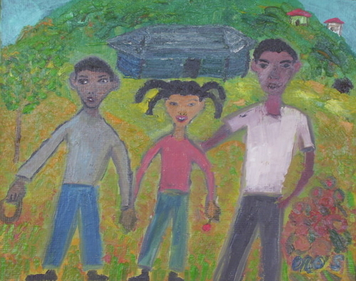 Painting-GABRIEL KARINA AND JEURY