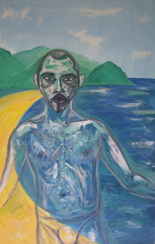 Painting-Self Portrait, ORO SOLO