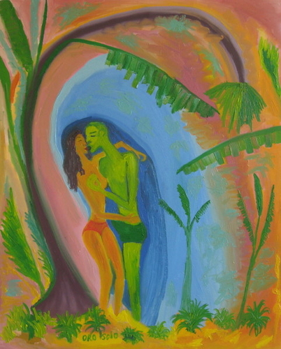 Painting-Latin Lover, ORO SOLO III