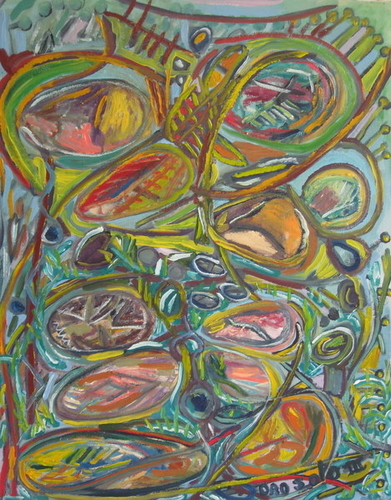 Painting-A Power break, ORO SOLO III