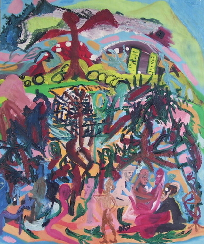 Painting-MORE THAN ONE STORY MORE THAN ONE PLACE