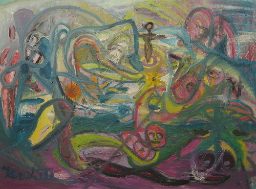 Painting-RELAX AFTER EXAMINATION