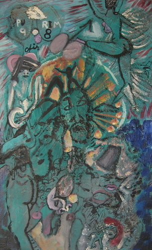 Painting-PURIM OUT OF COLORS