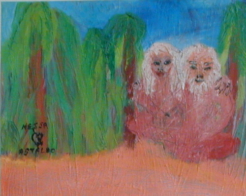 Painting-GETTING OLD TOGETHER