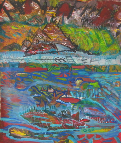 Painting-THE OCEAN IS THE NEW FRONTIER
