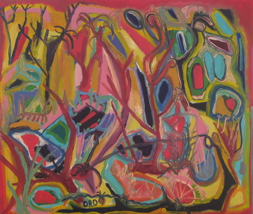 Painting-Ice Cream Jungle, ORO MERO
