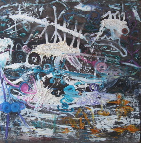 Painting-BLACK BOARD SUBSTITUTE