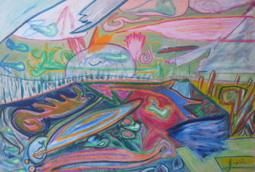 Painting-LITTLE BUT AMBITIOUS GARDEN
