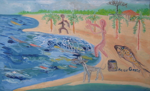 Painting-FISHING TECHNIQUES