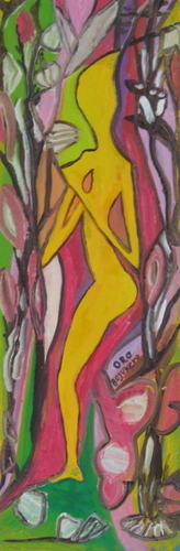 Painting-Muchachita Bojukera, ORO BOJUKERO