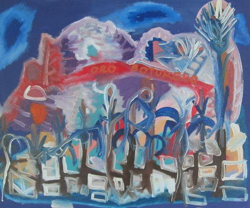 Painting-CORNETA AZUL