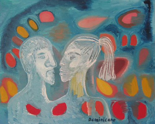 Painting-Pareja, DOMINICANO