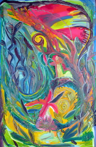 Painting-Abstract-La Bojukera, Oro 7