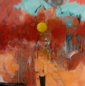 girl holding balloon