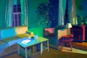 Painting--Oil-GenreStretching Shadows