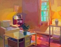 Painting--Oil-Still LifeRubber Plant