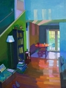 Painting--Oil-InteriorView of Back Porch