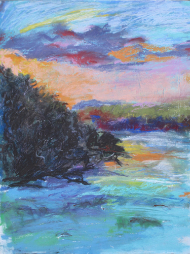 Painting-Pastels-Chiques Rock