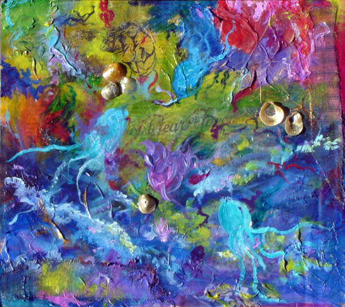Mixed Media-In The Depths