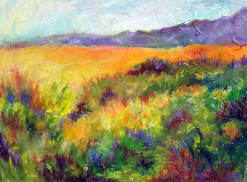 Painting-Acrylic-Teton Fields