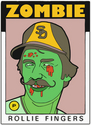 Digital Art-ZOMBIE ROLLIE FINGERS