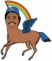 Digital Art-Frank White Unicorn