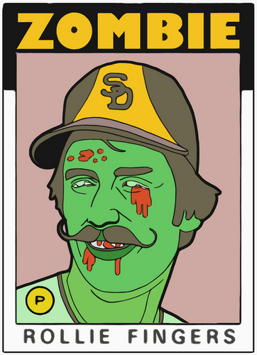 Digital Art-ZOMBIE ROLLIE FINGERS