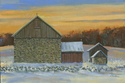 Painting--Oil-LandscapeWhisky Run Sunset